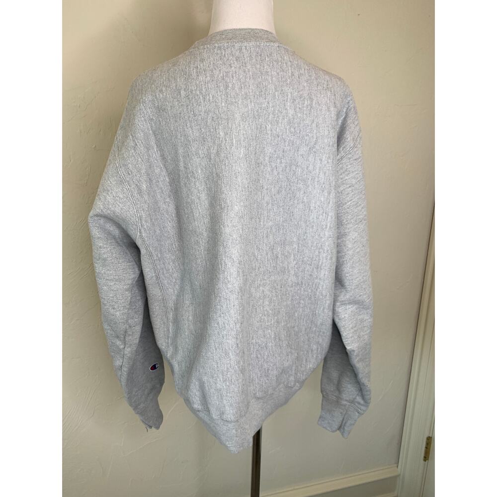 Champion Reverse Weave Crew Neck Sweatshirt Sz Large - Picture 2 of 10